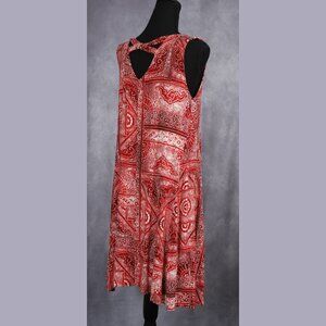 Style & Co Red Sleeveless Dress